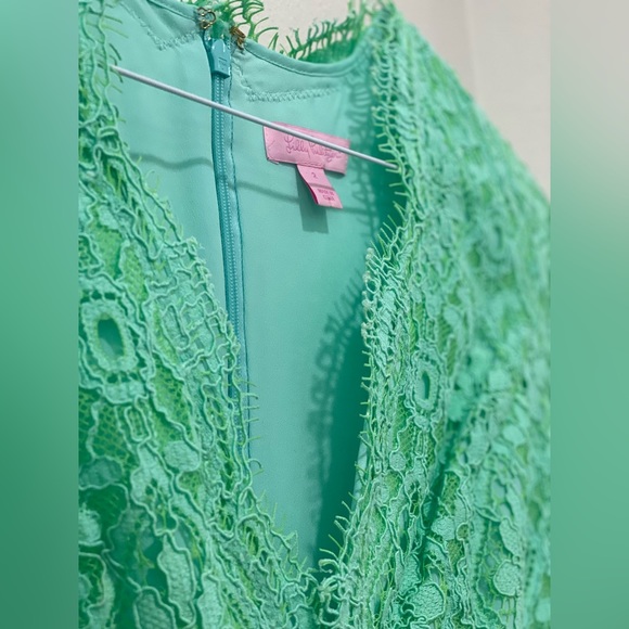 Lilly Pulitzer Eyelet Keylime Mini Dress - Picture 3 of 5